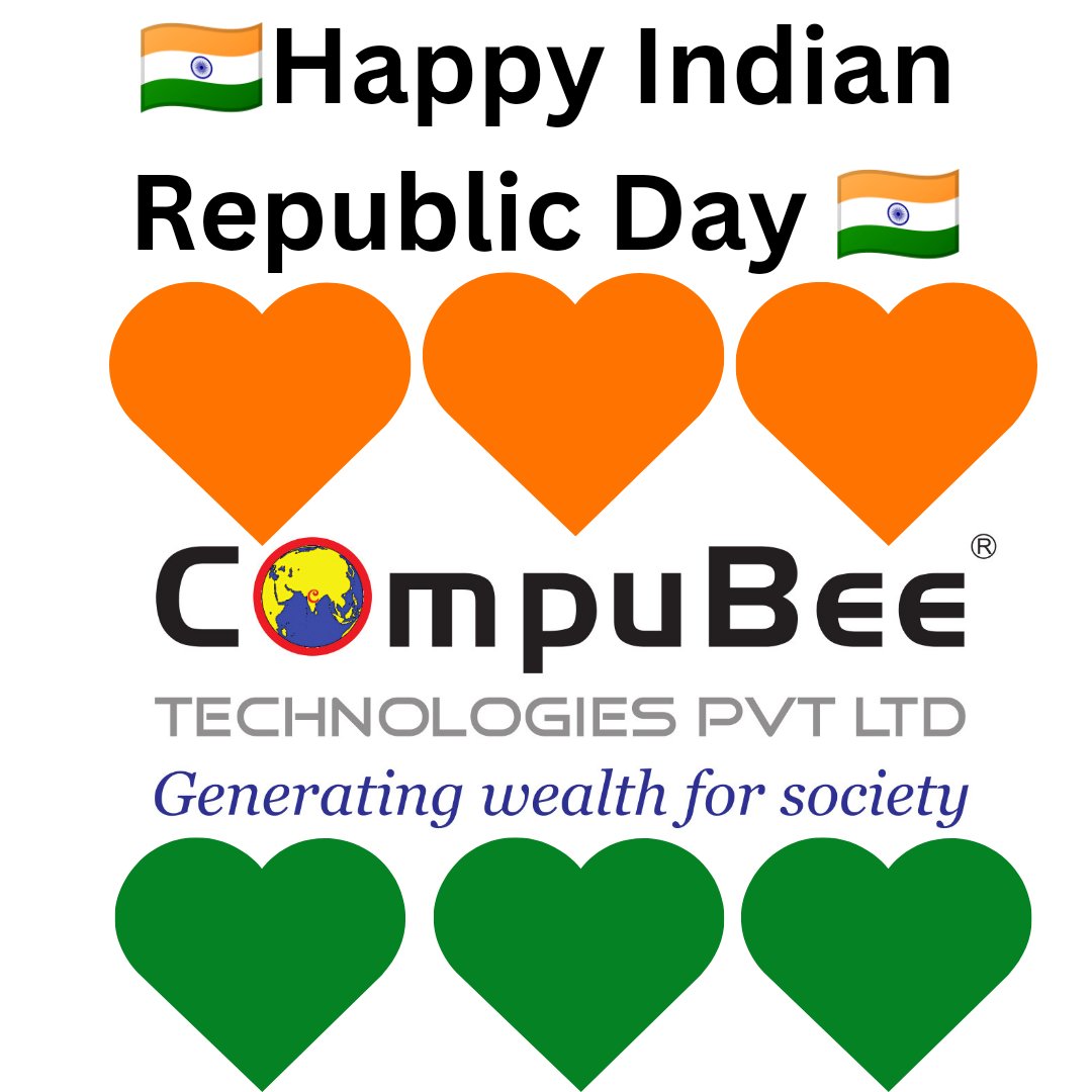 compubee's tweet image. 🇮🇳 Wish you all a very Happy Republic Day 🇮🇳