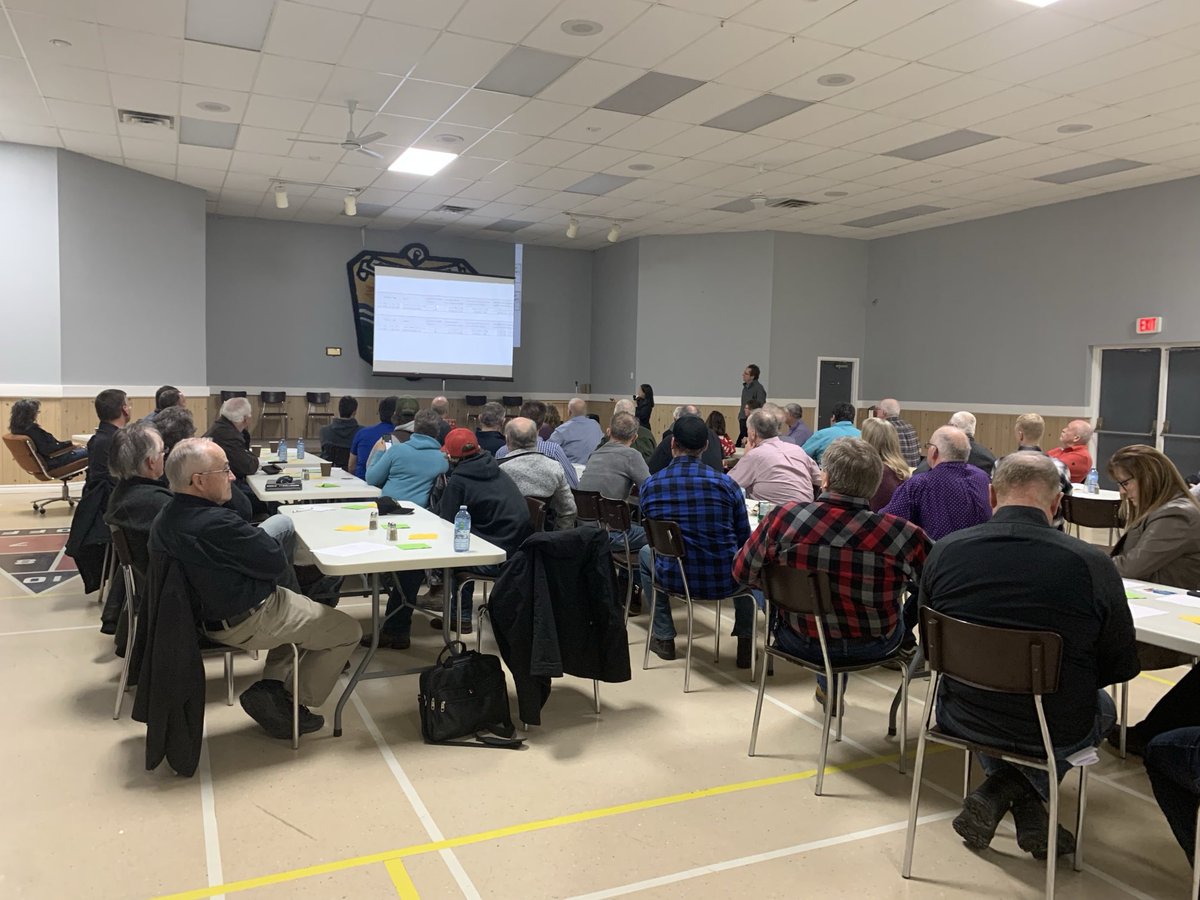 Well attended Huron SCIA Annual General Meeting this evening in Holmesville. Appreciate the opportunity to talk about #PurYieldTechnology #ControlledReleaseFertilizer #NutrientUseEfficiency