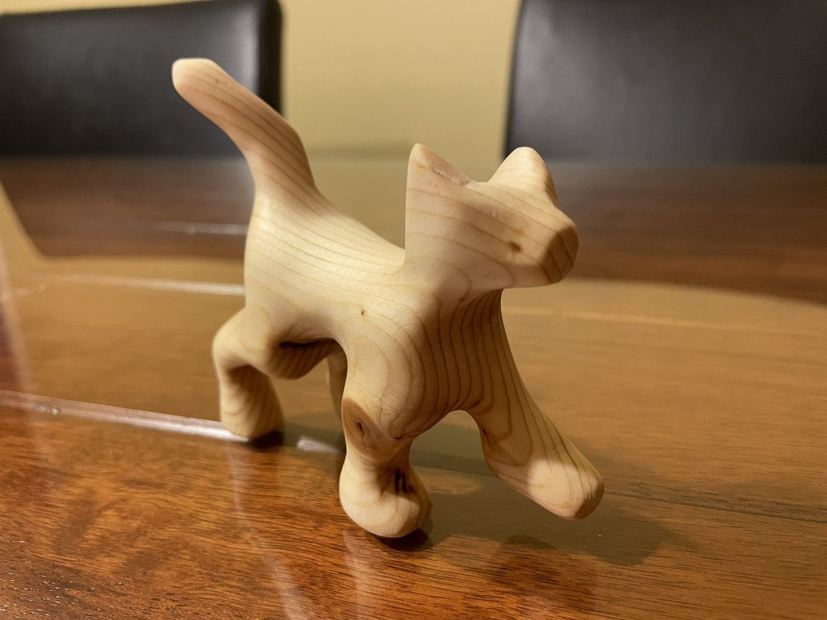 fraga_eddy's tweet photo. My 2nd power carving project. Happy with the results! #woodworking https://t.co/RbaXG4KCHn
