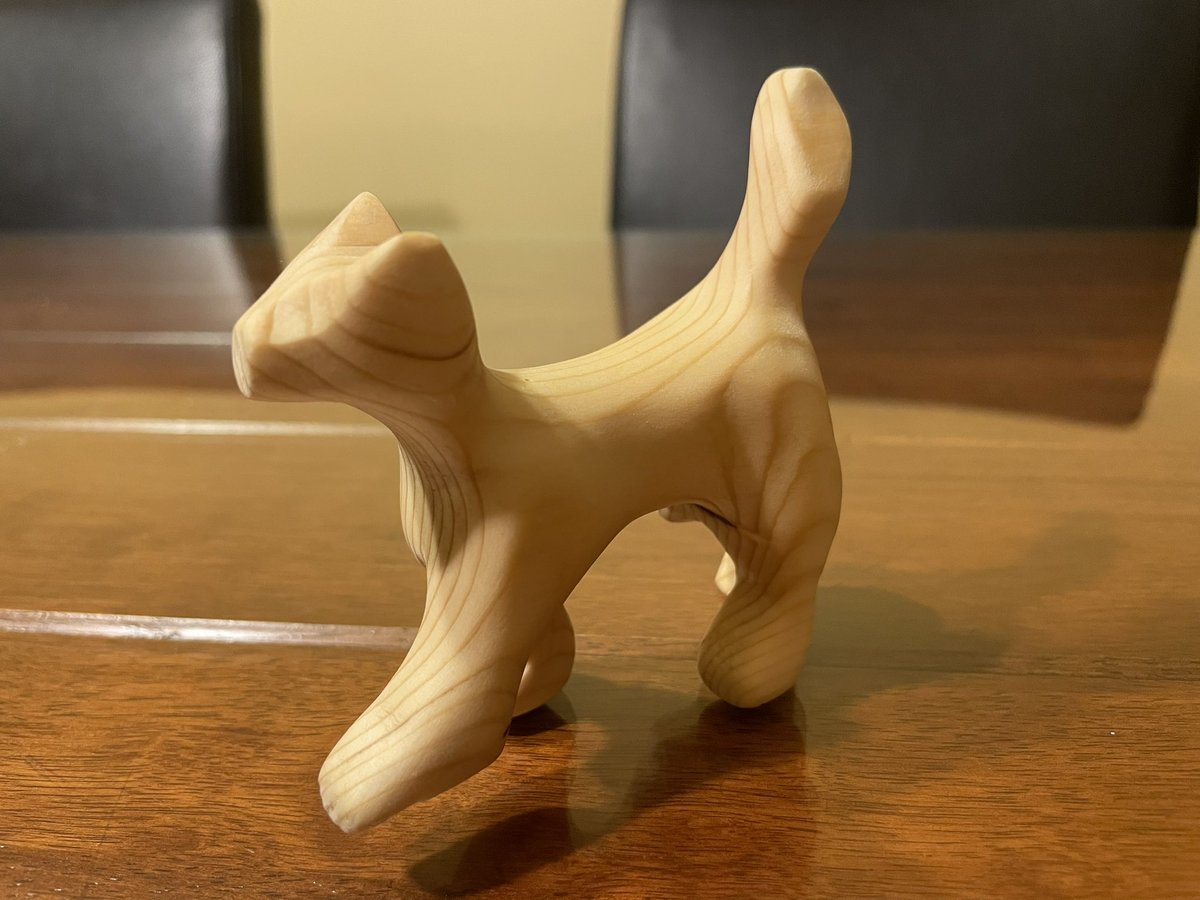 fraga_eddy's tweet photo. My 2nd power carving project. Happy with the results! #woodworking https://t.co/RbaXG4KCHn