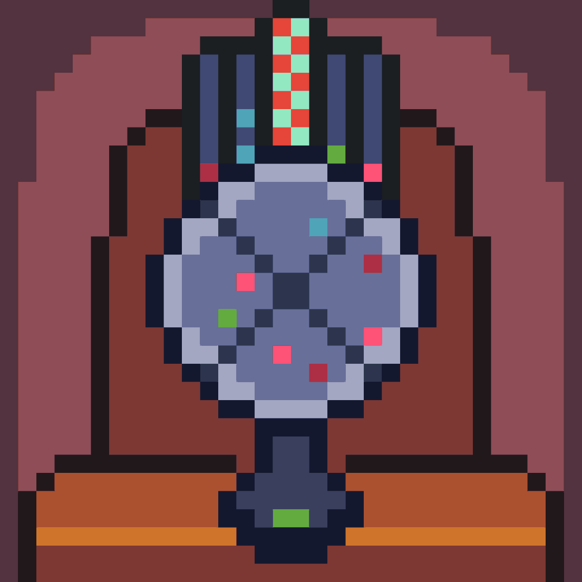KaiTheBar's tweet photo. TRIED making one of those ball #lottery machines. @Pixel_Dailies #pixel_dailies #pixelart https://t.co/EjUiqzaSQx