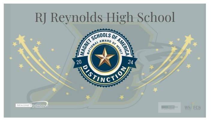 RjrHigh's tweet photo. We are thrilled to announce that we have just been named a 2024 #meritschoolofdistinction by Magnet Schools of America. We're gonna be a part of it...#newyorknewyork #national #MagnetSchlsMSA #wsfcsworththechoice #wsfcsvpamagnets #magnetpathways #createyourreality #MSA @WSFCSArts https://t.co/Fn2MzDlA8d