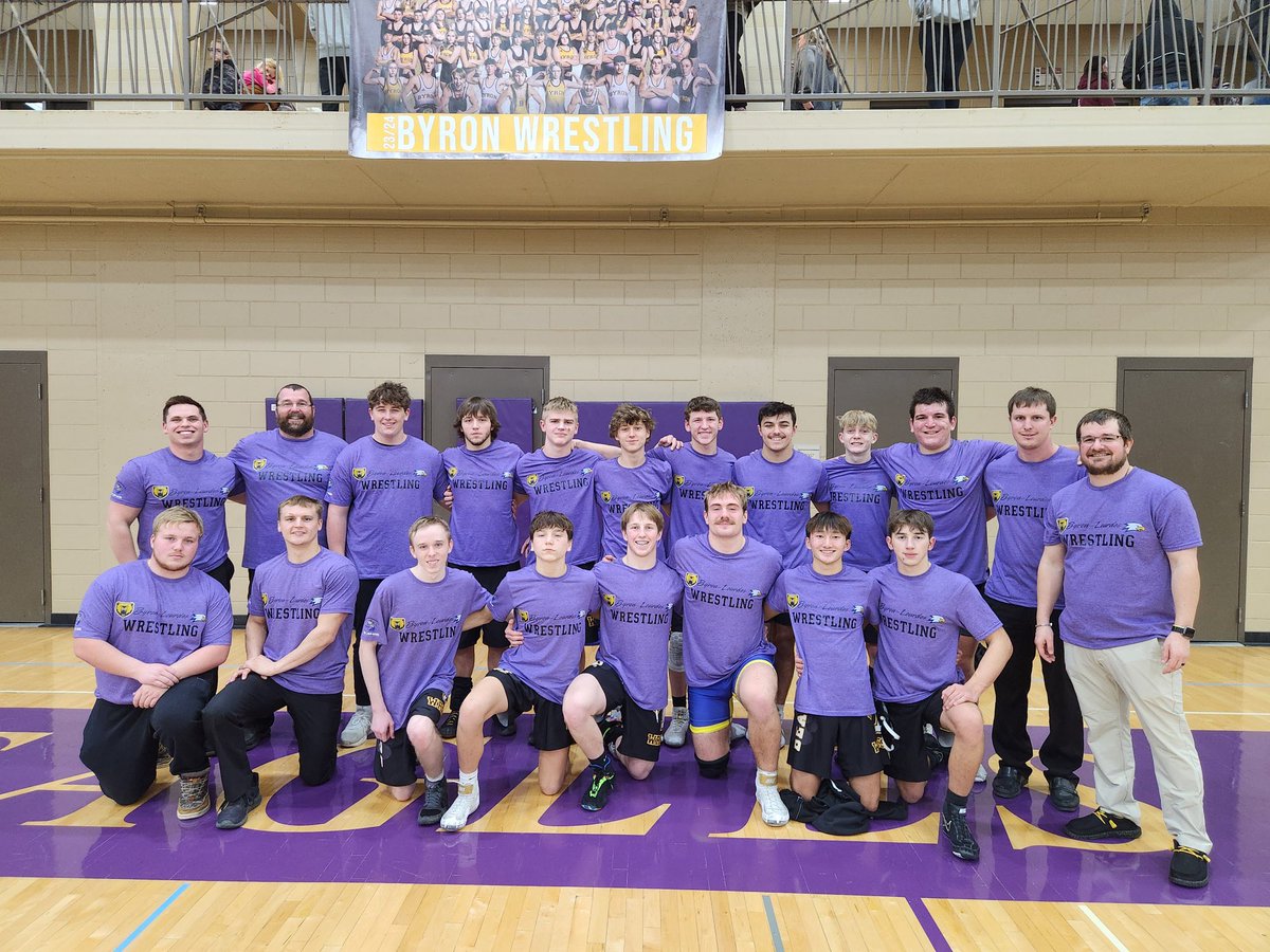 The Bears lose 56-16 tonight to @stewy_wrestling tonight. A fun night of wrestling at @LHSEagles tonight. First dual at Lourdes High School in over 30 years. Thanks to all who made it possible. Hammer Winners: Varsity: Will Roth JV: Colton Thomas Girls: Kennadi Van Tassel