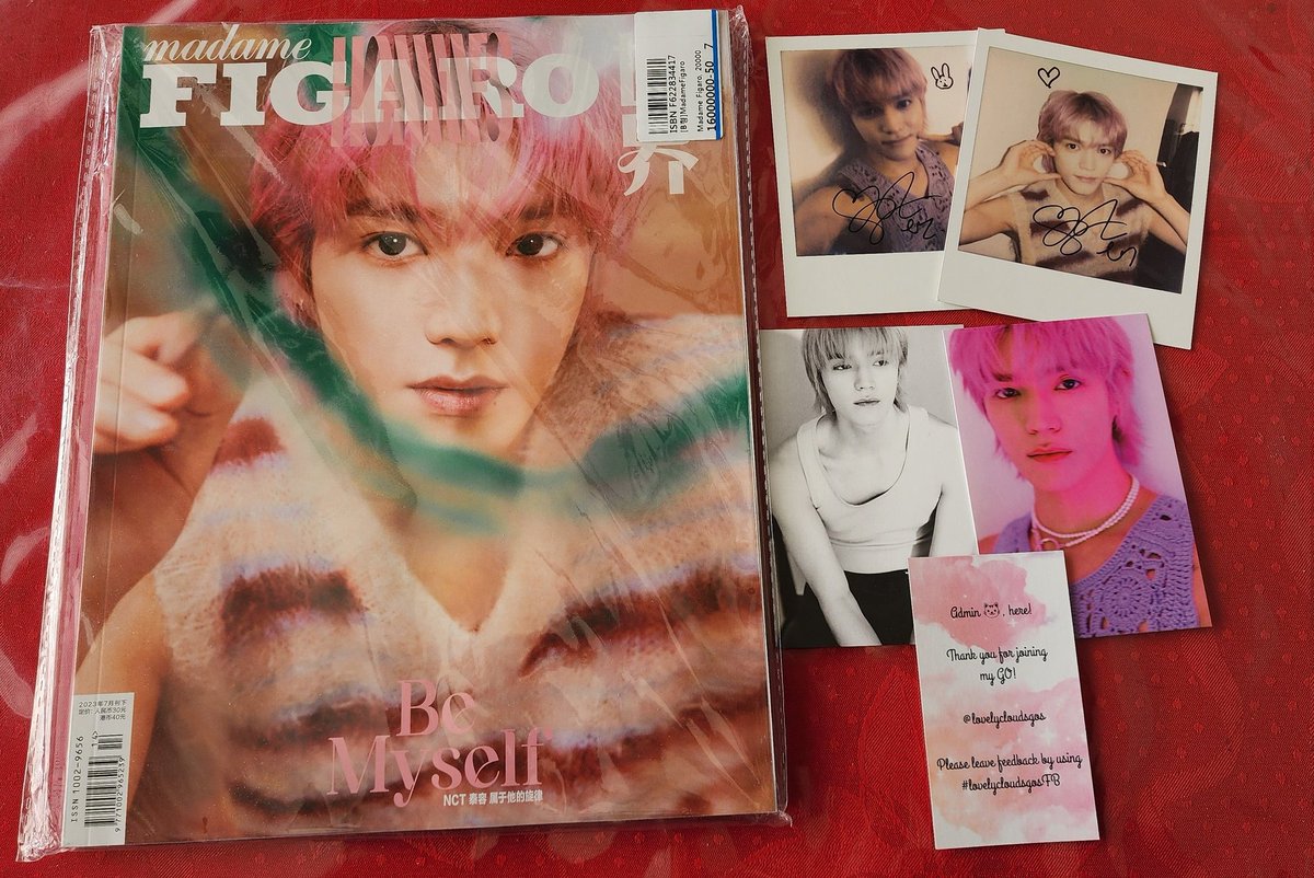 Hello_Hello_143's tweet photo. Thank you so much @lovelycloudsgos, everything arrived safely! #lovelycloudsgosfb https://t.co/kkFeLuczlh