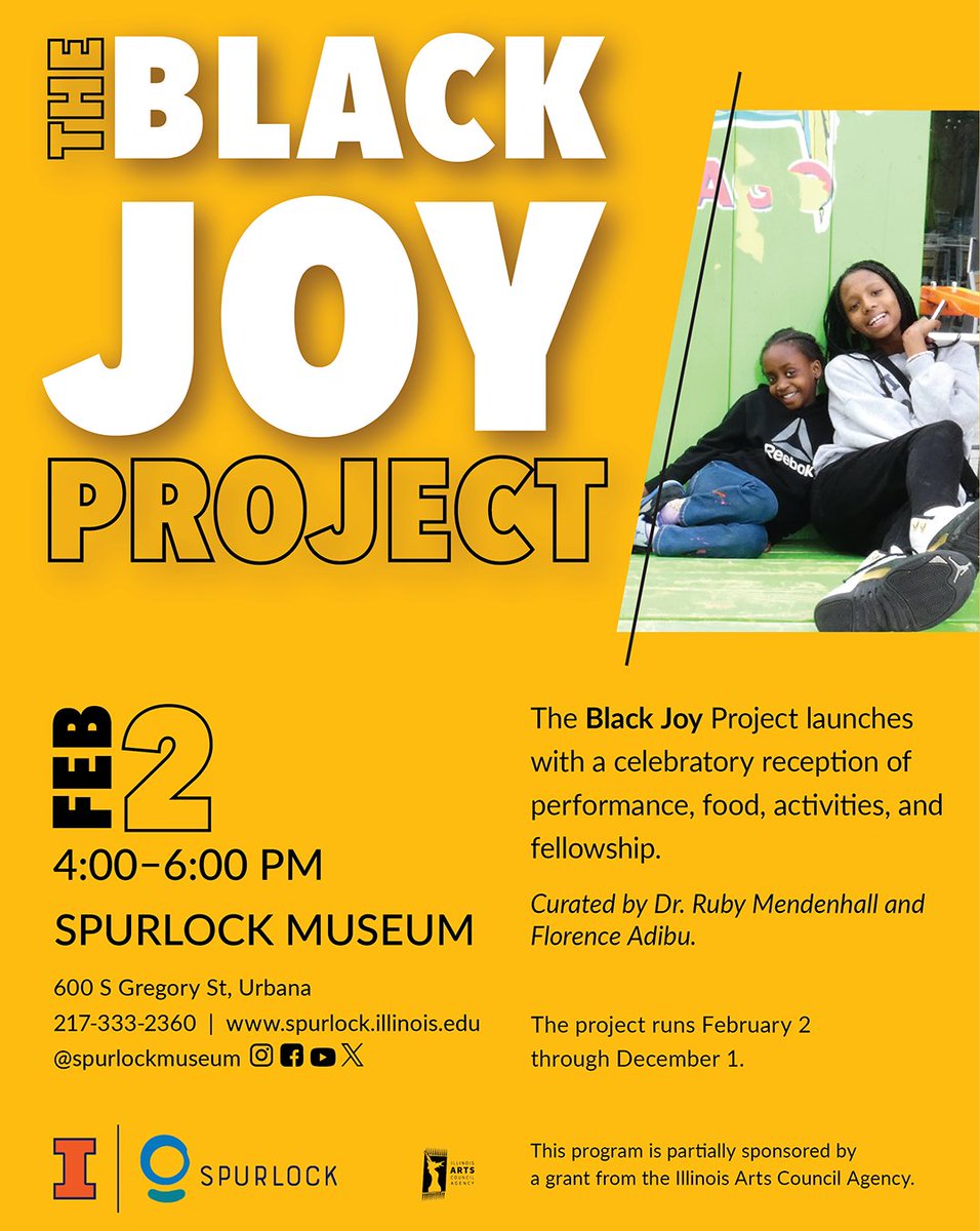 The Black Joy Project aims to make an unprecedented celebration of Black JOY visible in our communities and museum spaces.  We invite you to the launch of the project with a celebratory reception of performance, food, activities, and fellowship.