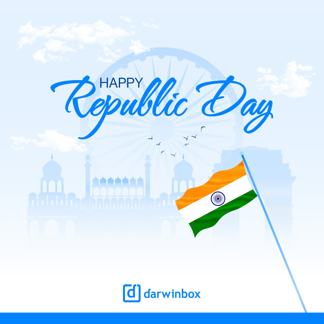 🇮🇳 Happy Republic Day! Let's celebrate the spirit of unity, diversity, and freedom that defines our incredible nation. May this day inspire us to work towards a harmonious and prosperous future together! #Darwinbox #RepublicDay #India2024