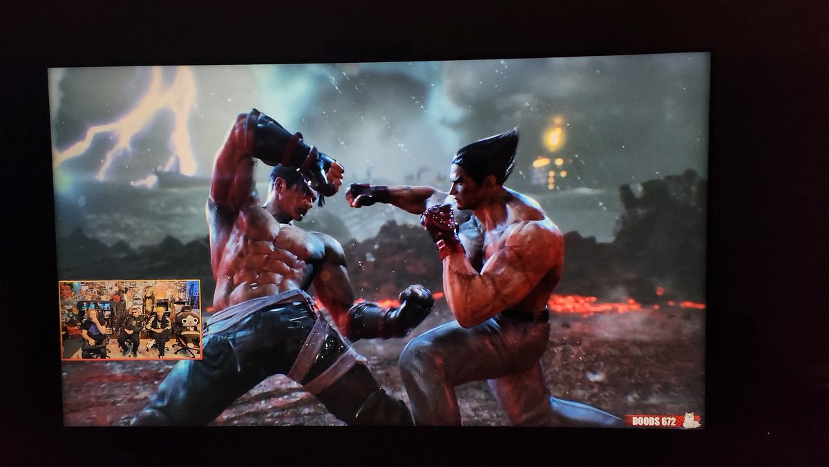 SuperGameBoyDrums (@supergameboy2k) on Twitter photo Just found a Twitch app for my Samsung Smart TV
Great, so much more convenient than using my laptop connected or phone.
My phone signs in for chat only!
Watching <a href="/maximilian_/">Maximilian Dood</a> play #TEKKEN8
Stream looks great on 55" screen, and Tekken 8 looks pretty damn phenomenal! Just found a Twitch app for my Samsung Smart TV
Great, so much more convenient than using my laptop connected or phone.
My phone signs in for chat only!
Watching <a href="/maximilian_/">Maximilian Dood</a> play #TEKKEN8
Stream looks great on 55" screen, and Tekken 8 looks pretty damn phenomenal!
