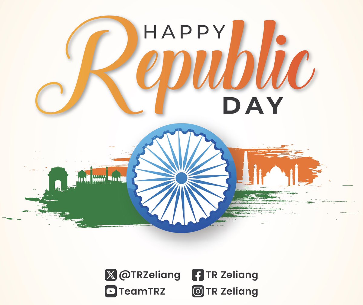 Wishing all a very Happy Republic Day. Jai Hind 🇮🇳 #RepublicDay2024