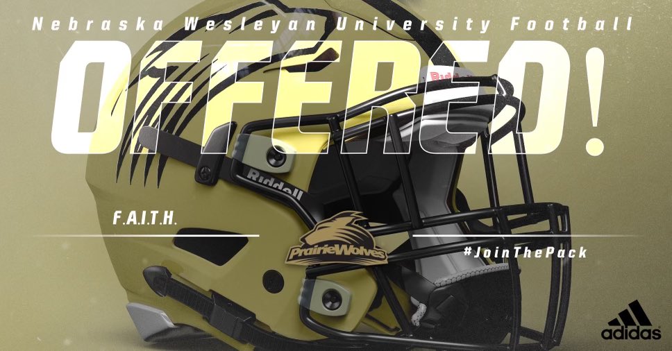 After some great conversations with  @PaulHarrisNWU, I am blessed to receive an offer from the University of Nebraska Weslyan. Thank you to everyone <a href="/NWUFootball/">NWU Football</a>  for this opportunity to play at the next level. <a href="/CoachSaravis/">Jay Saravis - Cheyenne Mountain Football</a>