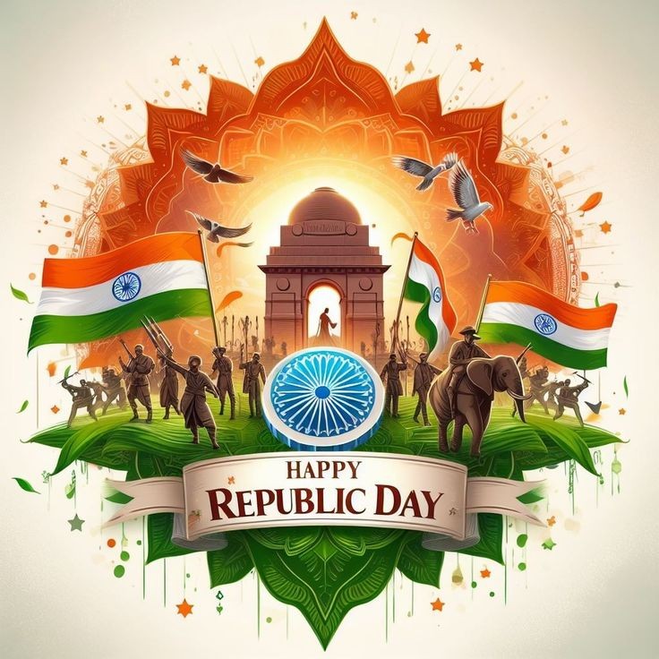 आप सभी देशवासियों🧑‍🤝‍🧑👭👬👫 को गणतंत्र दिवस की हार्दिक शुभकामनाएं ❤️💐🇮🇳
#RepublicDay2024