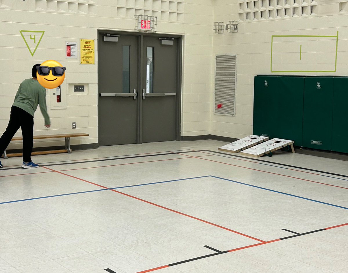 We end our #targetgames unit with a variety of stations including croquet, shuffleboard, corn hole, horseshoes, lawn darts, ring toss, bowling and knock down!