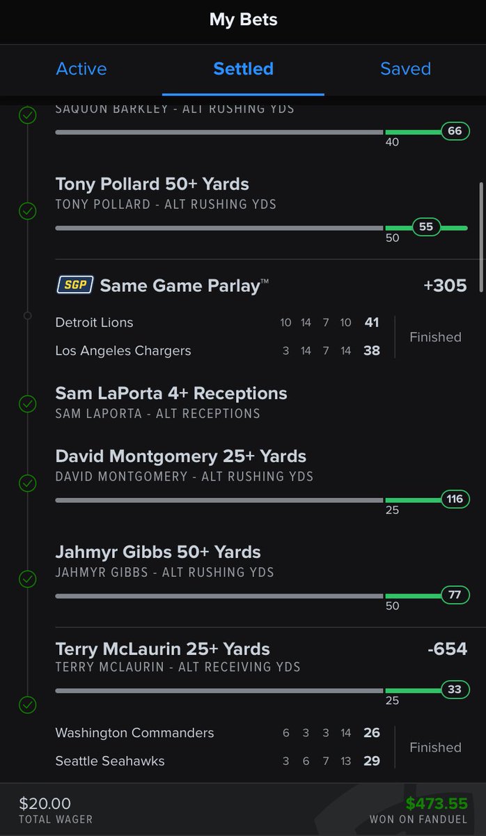 QueenBeeEve's tweet photo. @footballguy82 That’s not what my parleys be saying…
#askaboutus @therealMarlaM https://t.co/jt96kAdInF