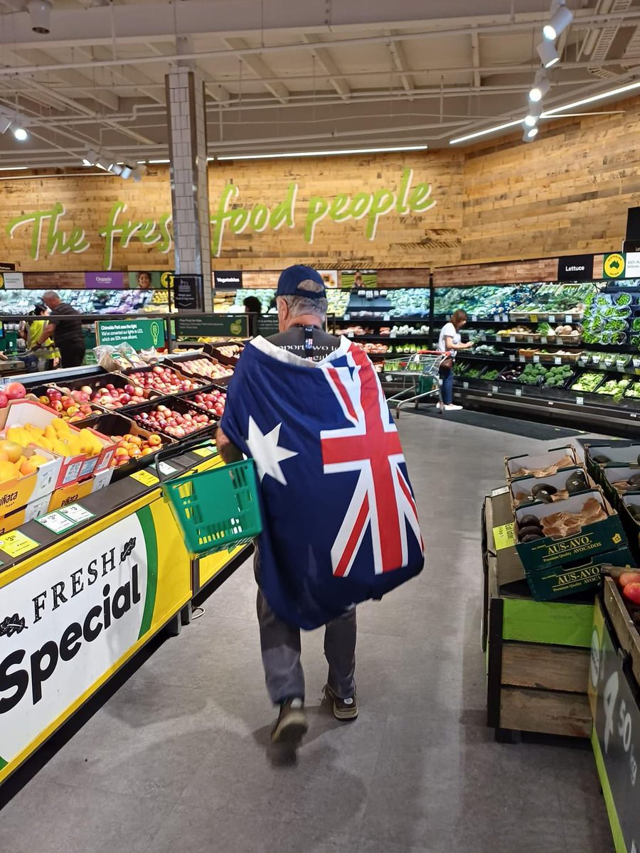 This from a friend of mine who used to shop at Woolies. “What are you doing on Aust Day. I went to woolies, didn't buy anything, but received positive responses from customers, frowns from staff!! I will send a message to the CEO and will never shop at Woolies again.”