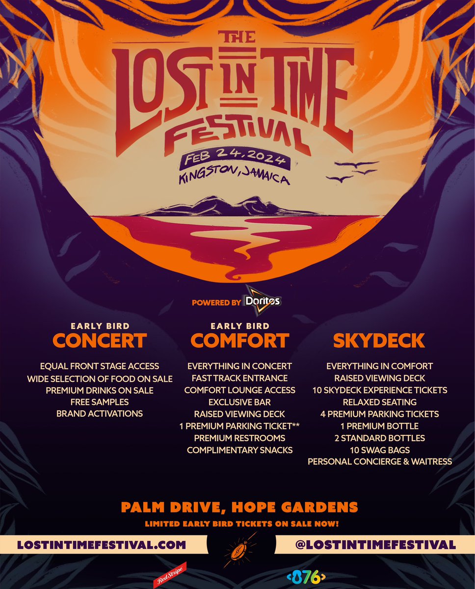 🎟️ Limited Early Bird tickets go on sale at Kaya Kingston Jan 26th starting 12 noon

📍82 Lady Musgrave Road, Kingston 6

🛍️ Be among the FIRST 20 to secure tickets and you will receive an exclusive LIT Merch Goodie Bag!