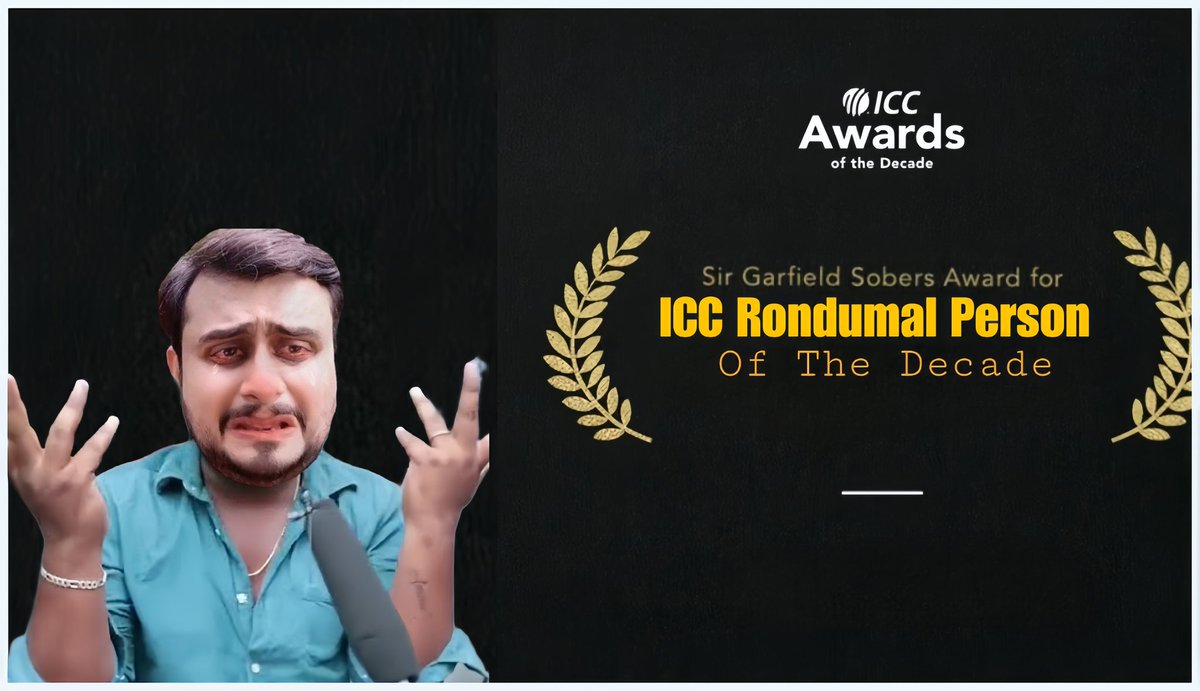 ICC Rondumal of the Decade award Goes to Farid Khan 

#ICCAwards