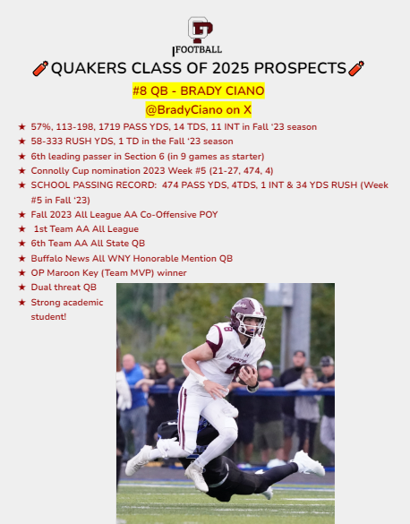 Orchard Park Quakers Football tweet media