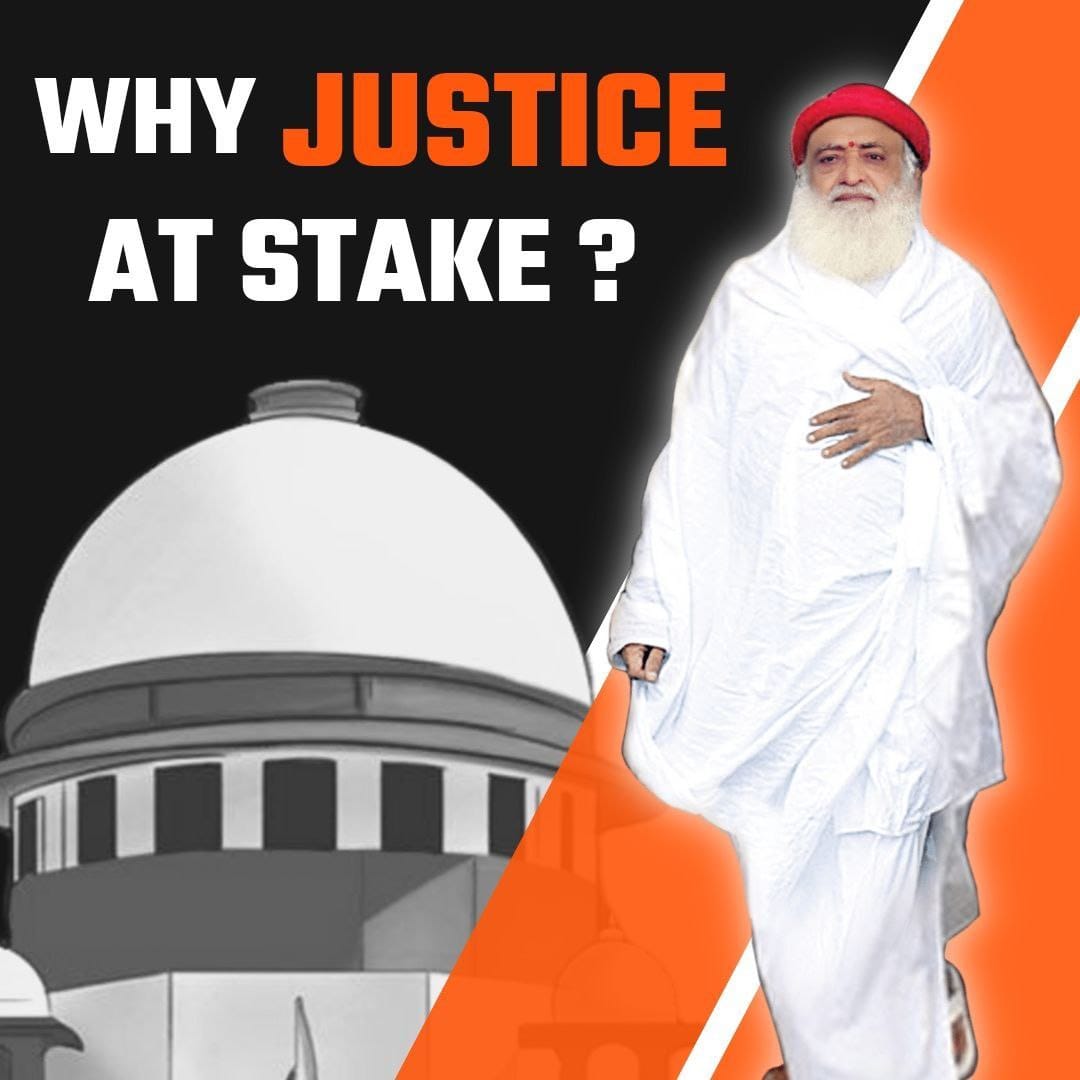Sant Shri Asharamji Bapu
#Pinnacle_Of_Injustice
Enough Of Atrocity forget about bail not even parole or leave for treatment ,
Treatment Is A Must as asharamji bapu's degrading health can't be ignored at this stage.