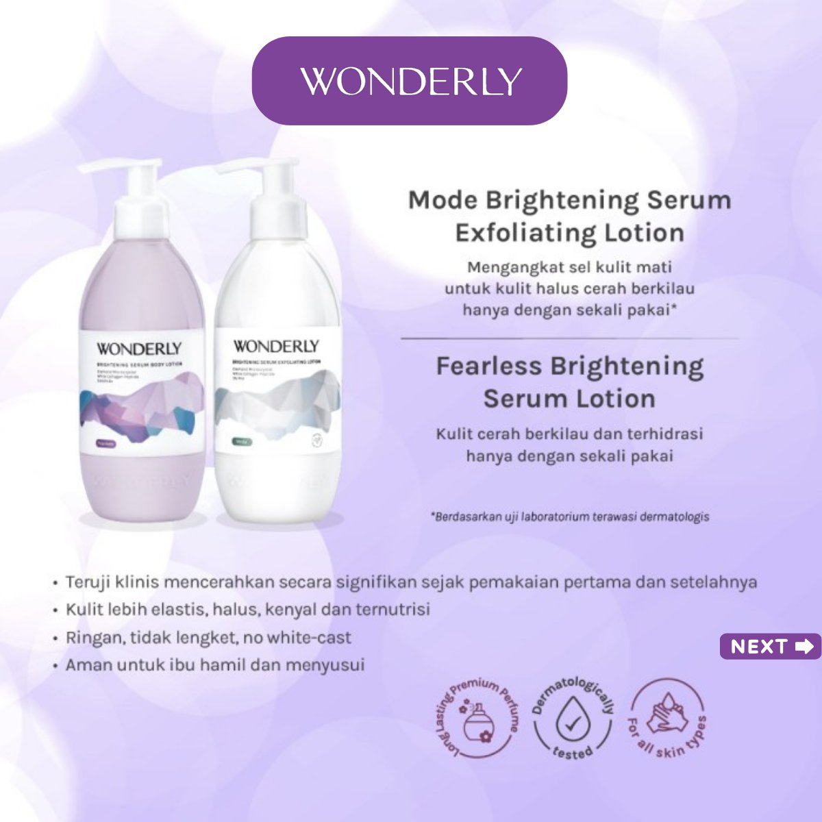 Kahf_Wardah's tweet photo. Wonderly Body Brightening Package

Paket Wonderly ini berisi:
1. Wonderly Brightening Serum Body Lotion 300 ml
2. Wonderly Brightening Serum Exfoliating Lotion Mode 300 ml

#wonderly #wardah #sale #promo #diskon #promosi #skincare #bodylotion #lotion #exfoliating #serum https://t.co/X3C1AIhzSx