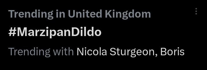 AndyGibsonTV's tweet photo. MARZIPAN DILDO: British Twitter never fails to show the World just how elegantly sophisticated, and respectful, we all are in the United Kingdom.
#BritishTwitter #MarzipanDildo https://t.co/fBUYOYdr5n
