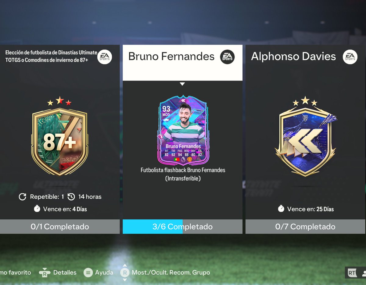 Ya casi completo a Bruno Fernandes.