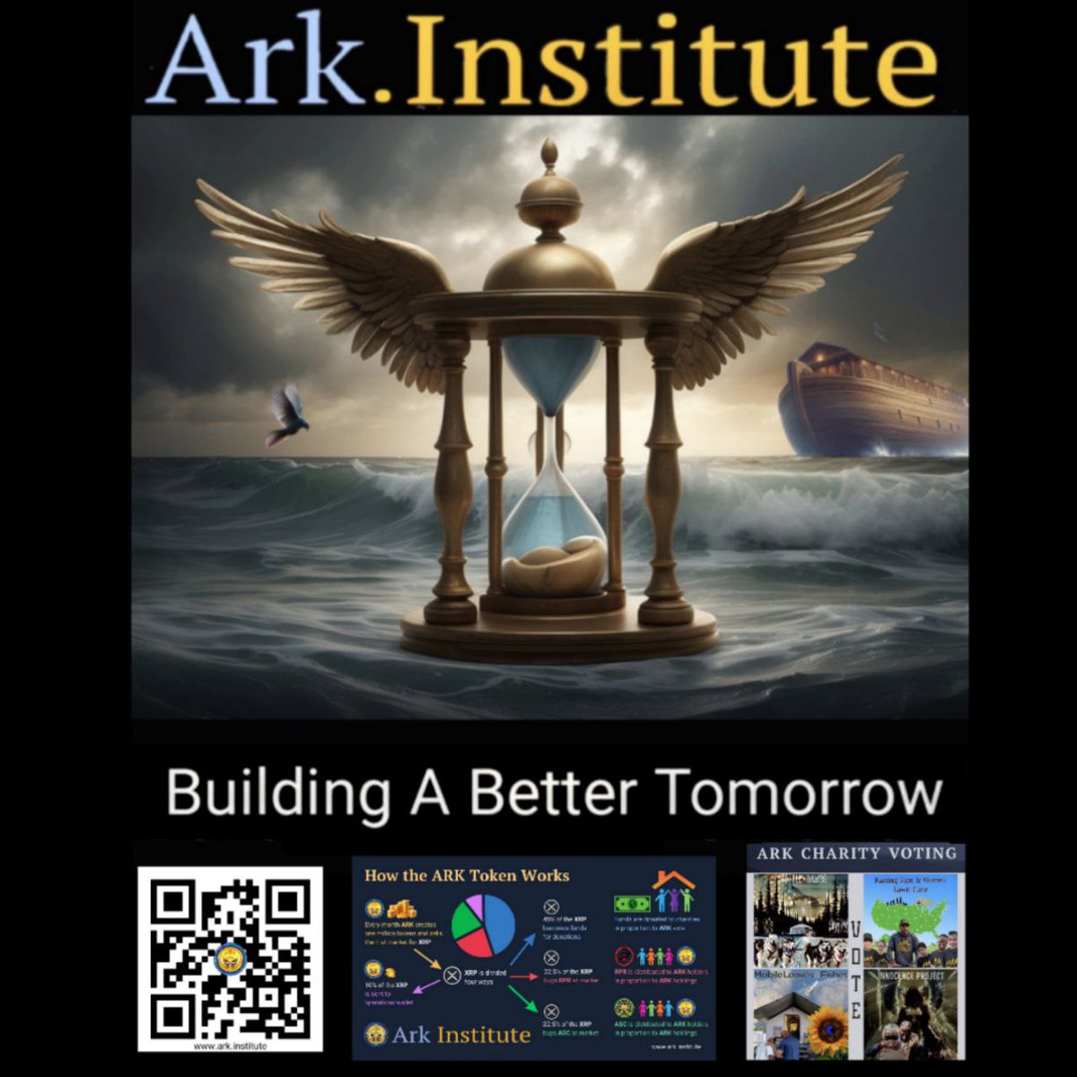 @MrBeast  join  $ARK and help us #BuildABetterTomorrow
We are transformative, disruption for Charitable Funding mechanisms available for everyone involved in doing #TheGoodWork  Our #Blockchain Innovation utilizes the a special voting tool developed by @TheReaperCoin  learn more