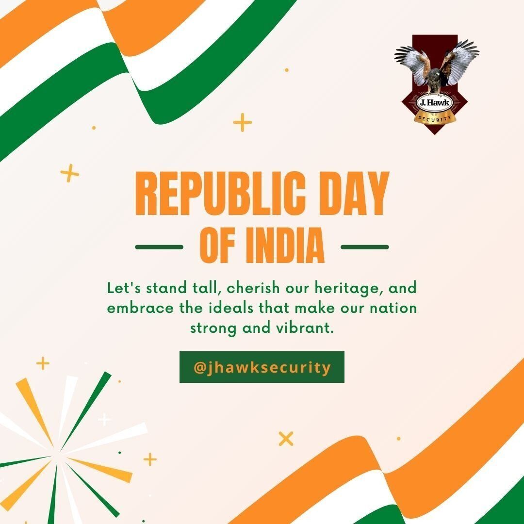 JHawkSecurity's tweet image. Today, we remember the sacrifices made by our country&apos;s freedom fighters and visionary leaders. We again pledge to uphold the values and principles that our Republic stands for - Liberty, Equality, and Fraternity. 
.
.
.
#republicday2024 #republicday #securityguards