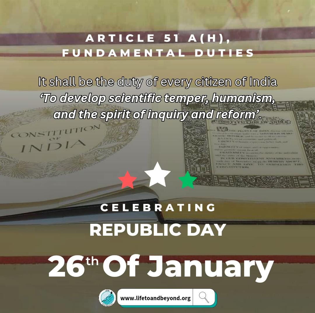 Celebrating India's 75th Republic Day! 🇮🇳

LIFE-To & Beyond proudly contributes to democratizing space, aligning with the nation's commitment to fostering scientific temper.

Join us in propelling India and the world 🚀

#republicday #space #constitutionofindia #globalinnovation