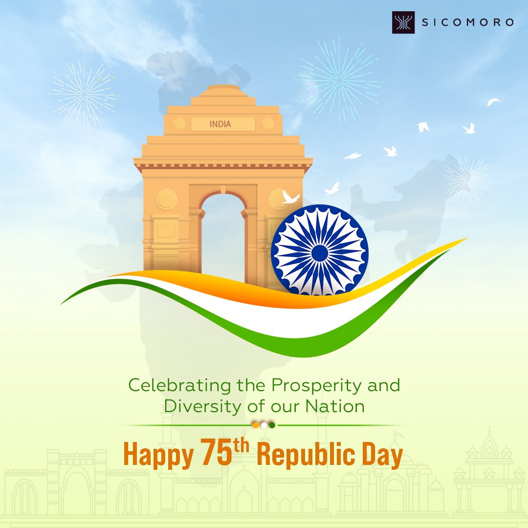 Team Sicomoro wishes everyone a very Happy 75th Republic Day! 🇮🇳❤️ #RepublicDay