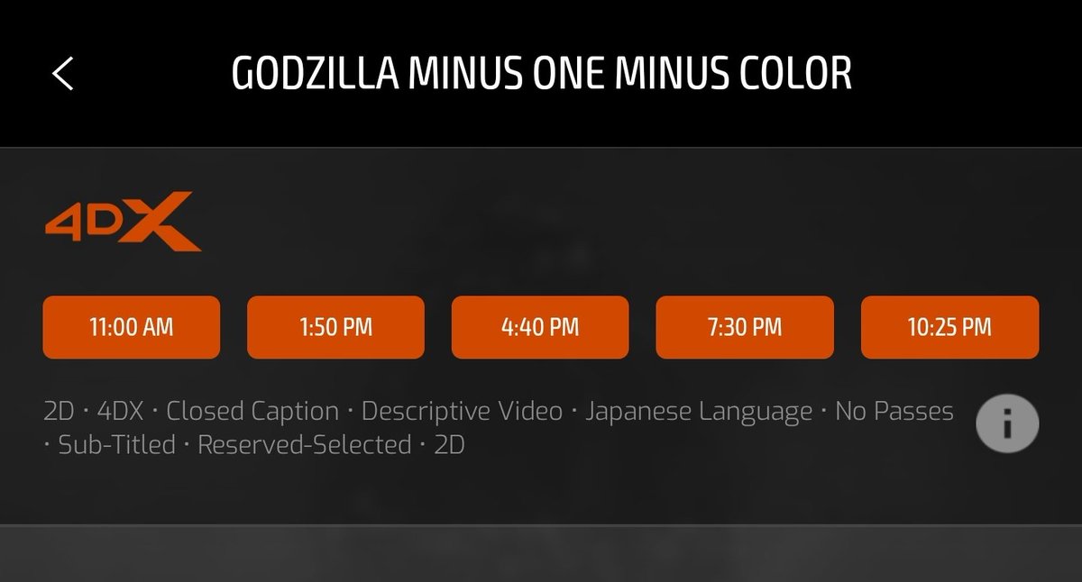 casmar27's tweet image. #GodzillaMinusOne #minuscolor will be back in 4DX 🙌