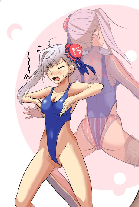 お茶を濁す時が来た!!_(:3」z)_
ピックアップされた水着武蔵ちゃん
この流れに乗って…ハイグレだ! 