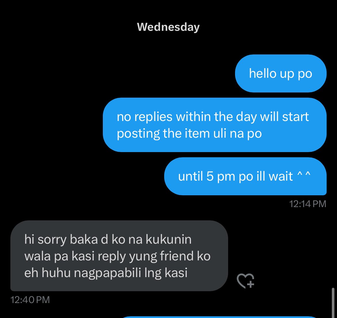 ynxarchive's tweet photo. 𓂃 ⌗. for awareness 

@clo_oudmoon 

claimed from me (jan 17). requested for dop up until jan 23, failed to comply even though i gave multiple days pa. said that 23 pa siya sasahod but nung singilan na bigla naging for a “friend” lol. may or may not be true but beware nalang. :) https://t.co/EFx5np5i2r