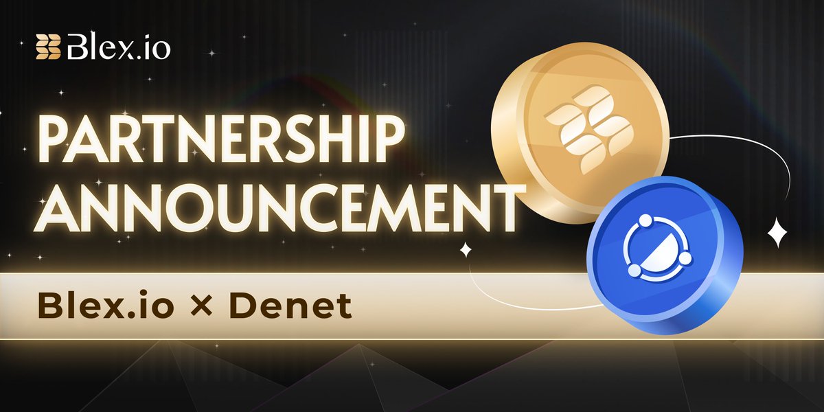 🥳We're excited to announce our partnership with @denet2022 #Denet - a web3 native marketing and growth tools platform. 🎊Get ready for amazing collaborations coming!!!📷 #cooperate #BLEX