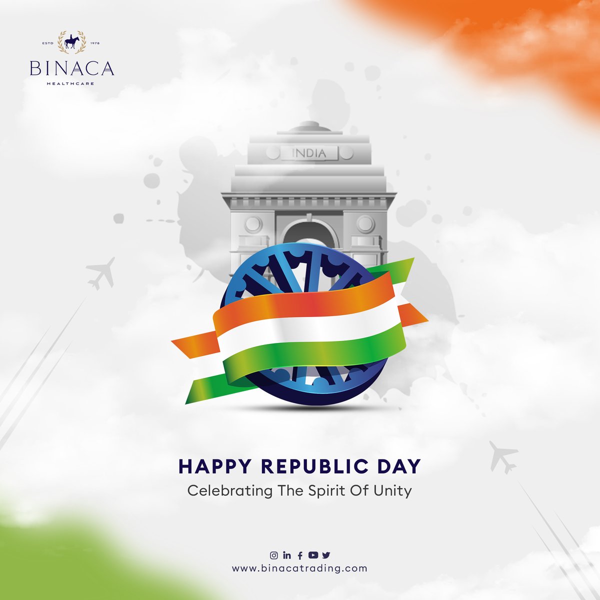 binacatrading's tweet photo. Binaca Wishes You A Vibrant Republic Day! Let The Colors Of Freedom Shine Bright As You Celebrate The Spirit Of Incredible India
Happy Republic Day!
.
.
.
.
.
.

#binaca #indianrepublicday #uae #india https://t.co/rzfyaGekbr