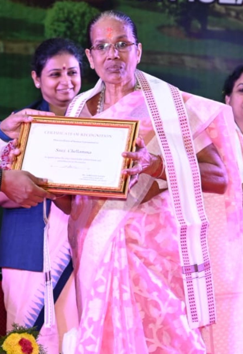 DrPoonam_Arora's tweet photo. Congratulations #KChellammal  (Agriculture – Organic) for #PadmaShriAward 
She is an organic Farmer from #SouthAndaman #andamannicobarislands She has  successfully developed a 10 acre organic farm @BJP4India @BJP4AnN @blsanthosh @JPNadda @satyakumar_y @PMOIndia https://t.co/JPkTxEwvmg