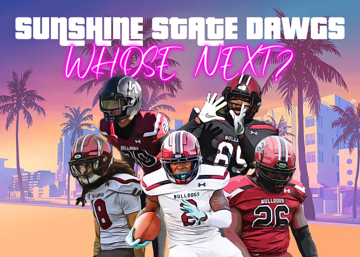 DEAN will be back in the SUNSHINE state looking for more future Bulldogs! February 9th-24th Make sure you TAP IN! 🌴😎 #TopDawg24 #ForTheCulture #TrustTheProcess #DAWGS #CharlieMike