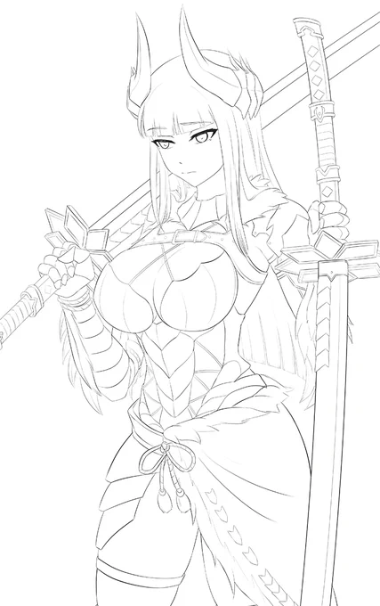 Monster Hunter art WIP 