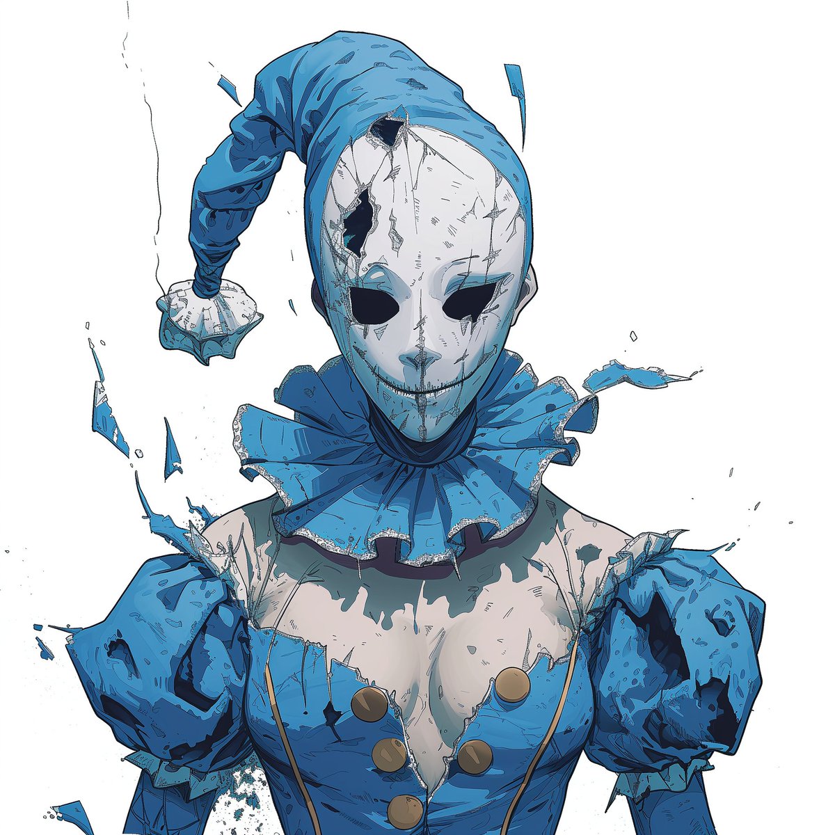 DramaticsThe's tweet photo. Who wants a bit more nightmare fuel? Beginning prototyping something, excited to test out #midjourney6  's Region vary. #AIArtwork #MidjourneyAI https://t.co/Y2LwR8DPgr
