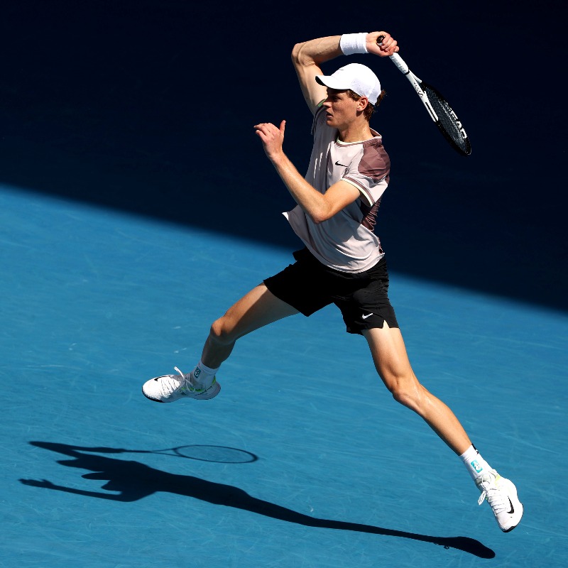 Tennis's tweet photo. 🇮🇹 Jannik Sinner has now won 9 of his last 10 matches against Top 5 players. 🔥

def. #2 Alcaraz
def. #3 Medvedev
def. #5 Rublev
def. #3 Medvedev
def. #1 Djokovic
def. #3 Medvedev
l. to #1 Djokovic (ATP Finals final)
def. #1 Djokovic
def. #5 Rublev
def. #1 Djokovic at #AusOpen