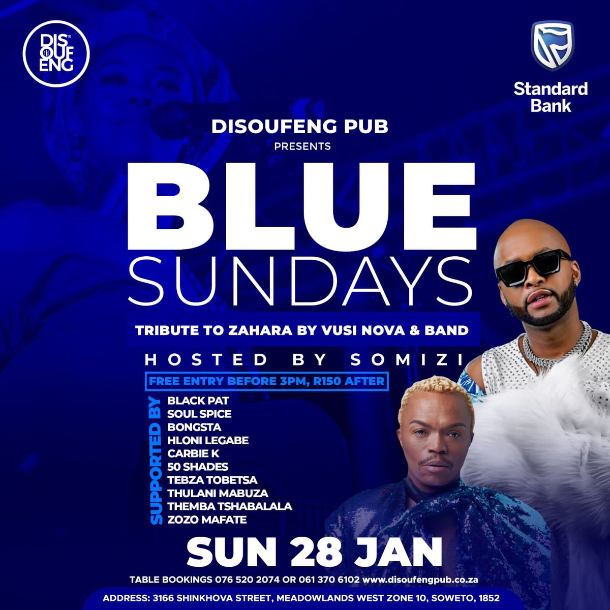 SbusisoShwaye's tweet photo. @Giveawaypage_SA SOMIZI AND VUSI NOVA #BLUESUNDAYS #BlueSundays
#DisoufengPub https://t.co/e6ogDqTfmb
