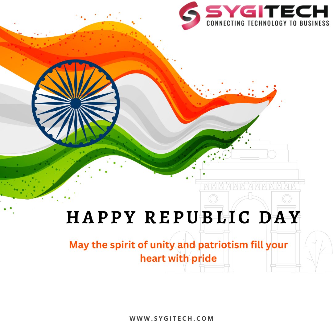 Wishing everyone a joyous Republic Day, Sygitech extends heartfelt greetings to all!
sygitech.com
#HappyRepublicDay #26January2024 #IndianFlag #January26 #FridayMorning