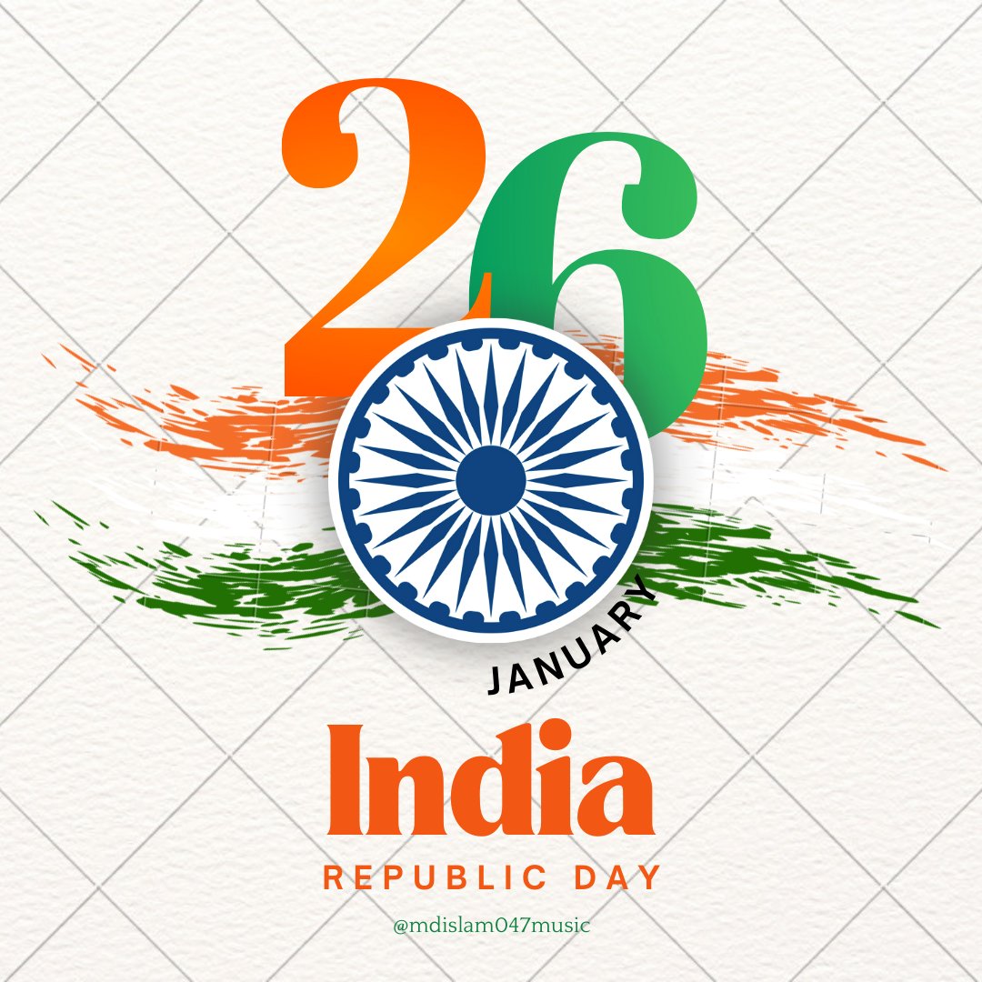 गूंज रहा है दुनिया में 
हिंदुस्तान का नारा 
चमक रहा है आसमान में
तिरंगा हमारा
#HappyRepublicDay