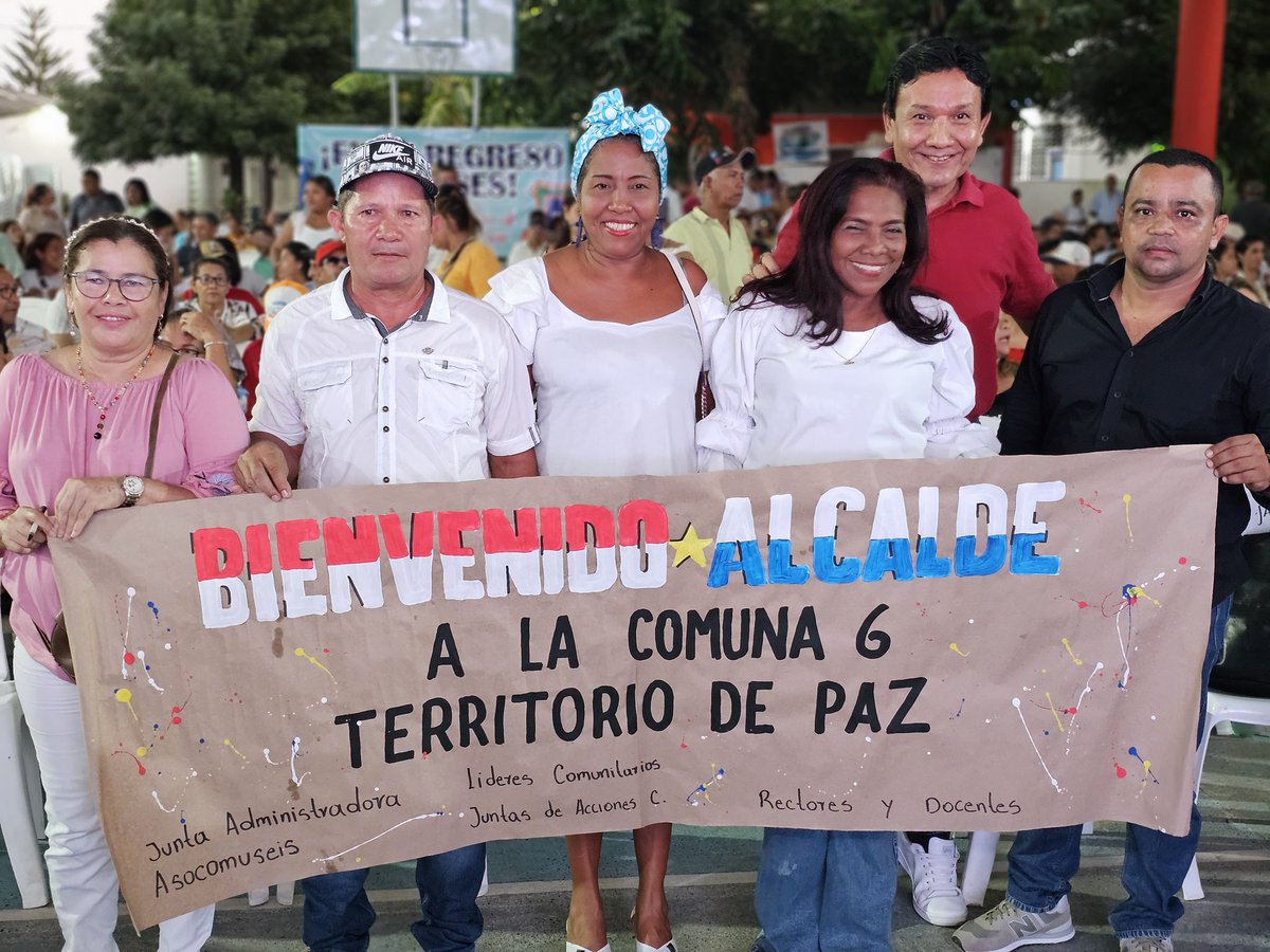 kerguelenhugo's tweet photo. Hoy escuchamos a los habitantes de la Comuna 6 durante nuestro ‘Tercer Encuentro Urbano por el Desarrollo y el Trabajo'.

Allí estuvieron representados barrios como La Pradera, 6 de Marzo, Edmundo López, Cantaclaro, Nueva Belén, Nueva Jerusalén, Cundama, Caribe, Tacasuán y El Laguito, entre otros. 

En esta jornada, en la que los ciudadanos aportaron sus inquietudes para ser tenidas en cuenta en la construcción del Plan de Desarrollo de Montería 2024-2027, estuvieron presentes diversos representantes de la comunidad, como presidentes de Juntas de Acción Comunal (JAC) y ediles. Así mismo, asistieron concejales, secretarios de despacho y todo el equipo de gobierno.