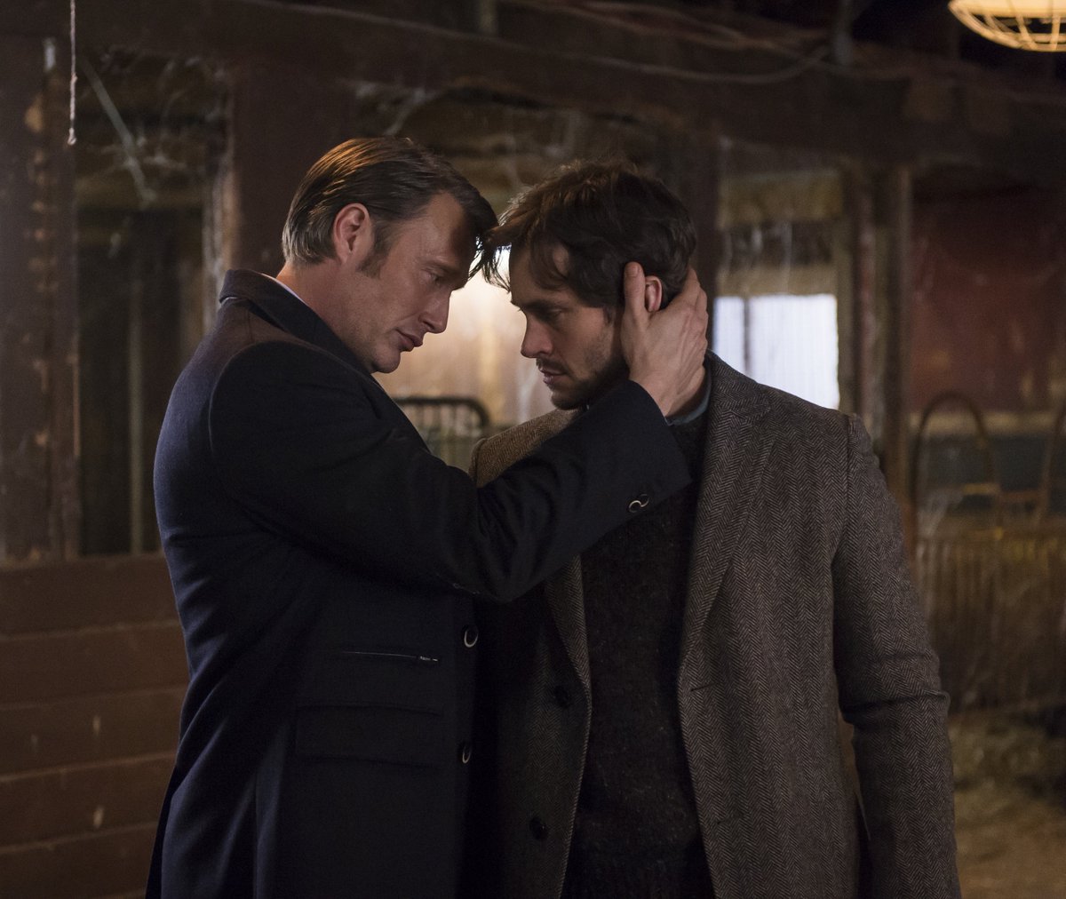 noforts's tweet photo. Mads Mikkelsen and Hugh Dancy  #Hannibal https://t.co/QorGr69LJZ