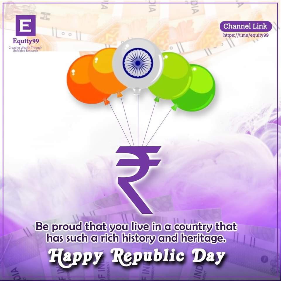 Equitywithrahul's tweet photo. Happy Republic Day to everyone 🙏🏻 https://t.co/YVsafRKaxJ
