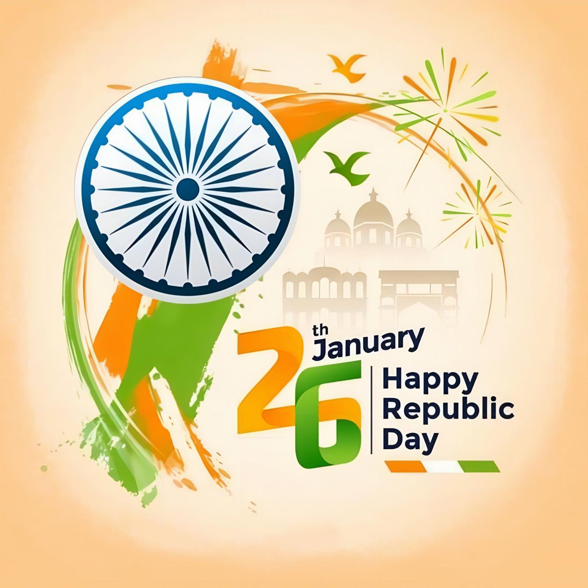 Happy Republic Day 🇮🇳 Wishing the people of India a dignified and joyous Republic Day 2024 celebration! May the values of justice, liberty, equality, and fraternity continue to guide the nation towards progress and prosperity. #RepublicDay2024 #IndiaRepublicDay
