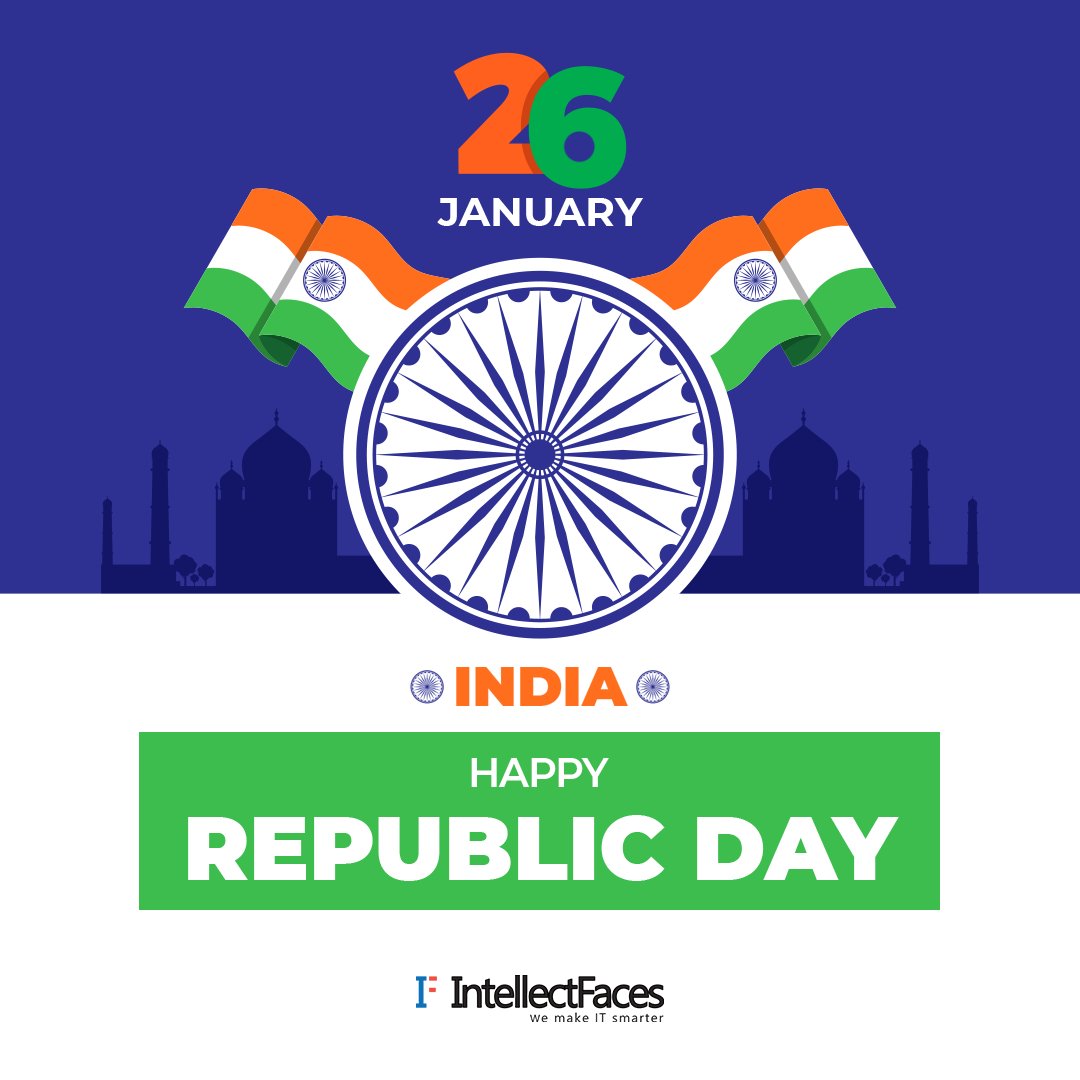 intellectfaces's tweet image. On this Republic Day, let&apos;s honor the sacrifices of our forefathers and strive to build a nation that lives up to their dreams.

May our workplaces reflect the diversity, inclusivity, and innovation that defines India&apos;s vibrant democracy.

#republicday #26January2024