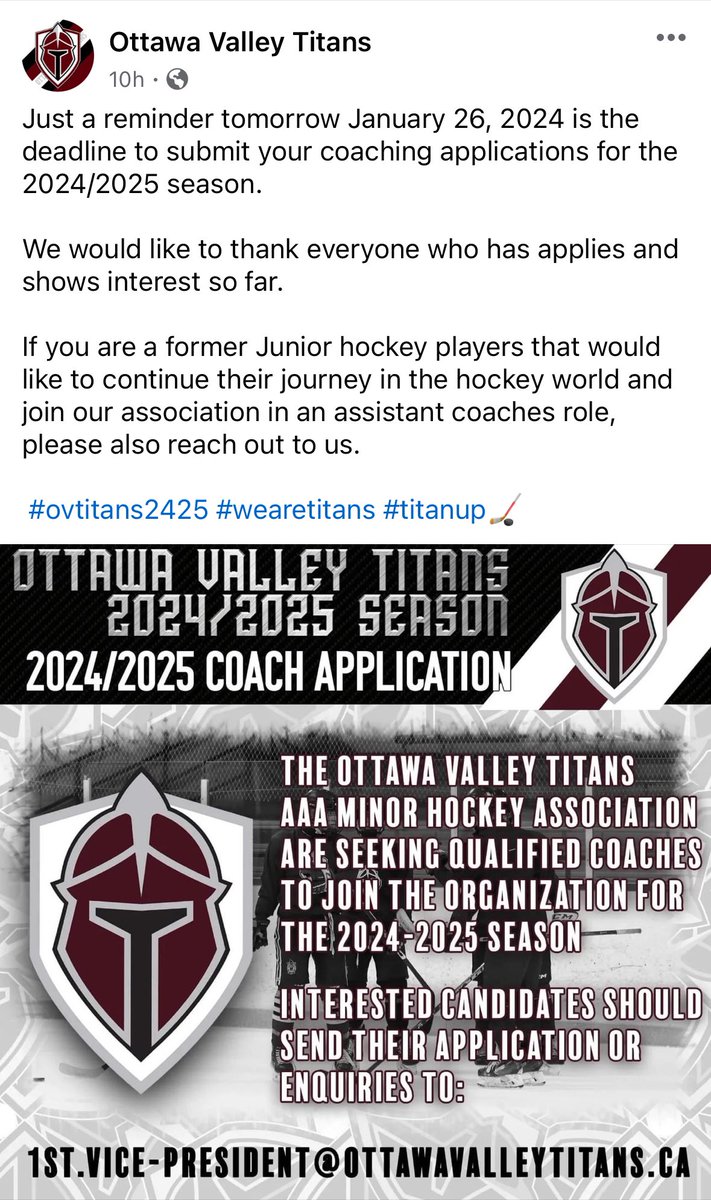 Ottawa Valley Titans (@titansaaa) on Twitter photo 