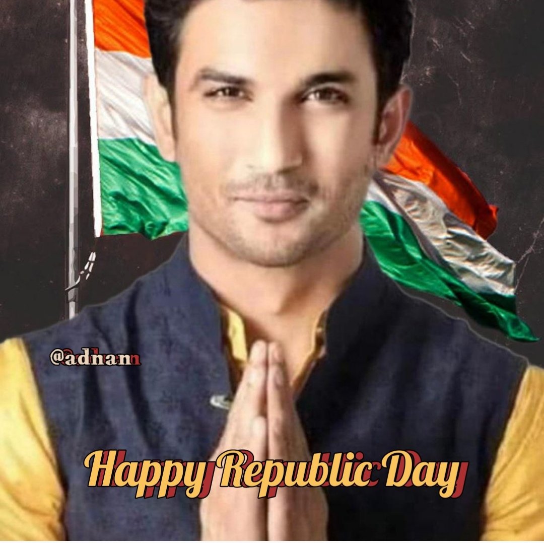Wishing you a 75th Republic Day Warriors filled with moments of pride, joy, and the company of loved ones. Celebrate the spirit of India. 🎊 Jai Hind. 🇮🇳 #Happy75thRepublicDay Justice Is Sushant Right #JusticeForSushantSinghRajput
