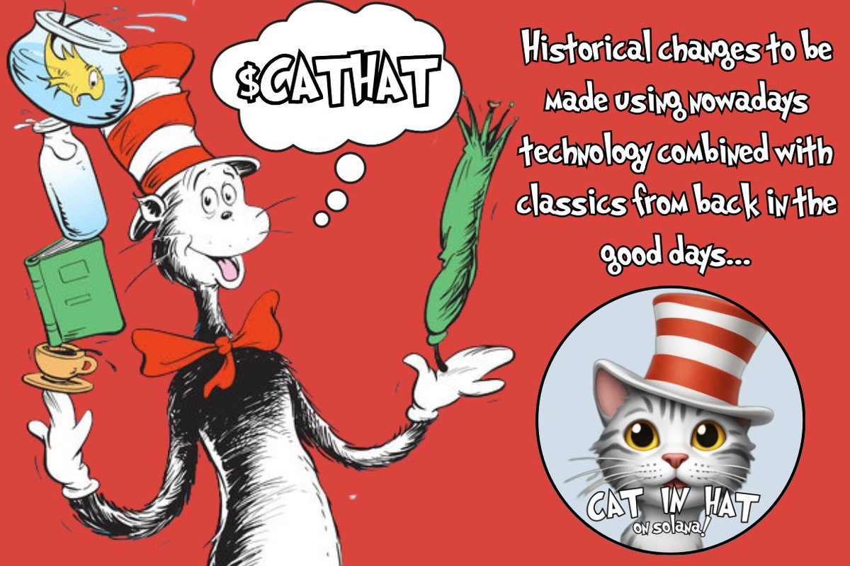 more meems coming soon

this ones my fav

$CATHAT is history, why wouldn't you be apart of history?