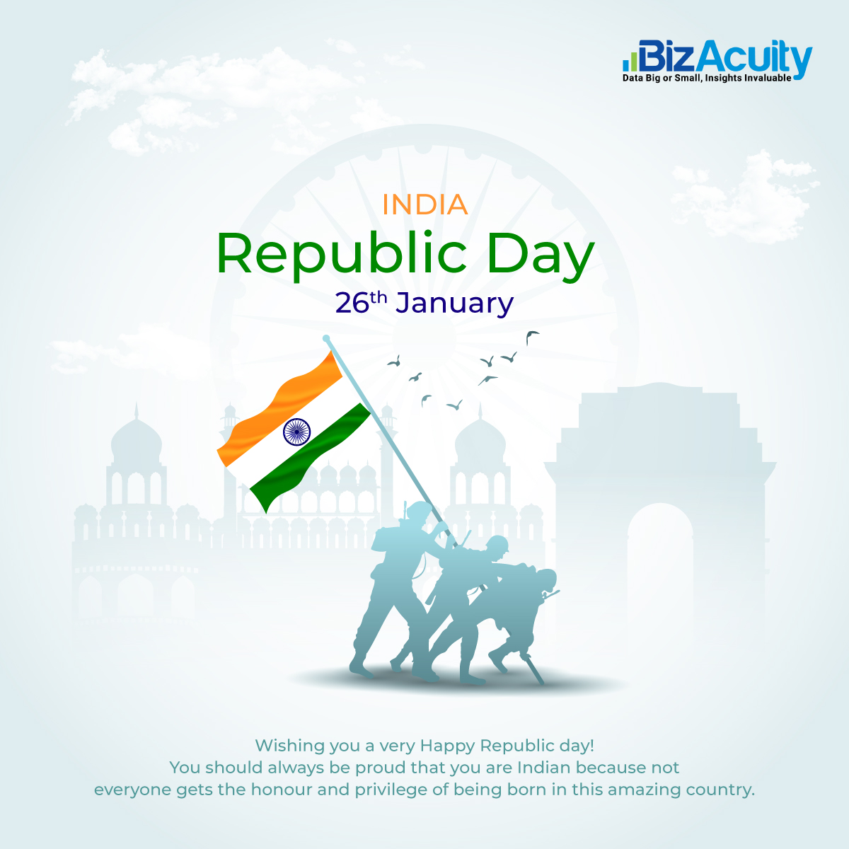 "We believe in peace and peaceful development, not only for ourselves but for people all over the world."
- Lal Bahadur Shastri

Happy Republic Day!

#happyrepublicday #republicday